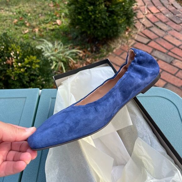 J Crew Anya Suede Scrunchie Ballet Flats NIB - Picture 7 of 7